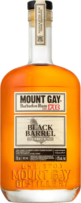 59,95 € Kostenloser Versand | Rum Mount Gay Black Barrel Extra Añejo Barbados Flasche 70 cl