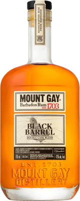 57,95 € Spedizione Gratuita | Rum Mount Gay Black — Edizione Nera, Barrel — Botte XA Extra Añejo — Extra Invecchiato Barbados 70 cl