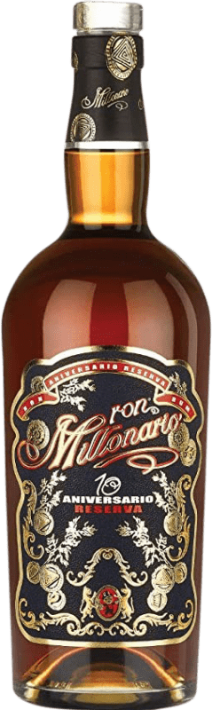 44,95 € 免费送货 | 朗姆酒 Rossi & Rossi Millonario 10th Edición Especial Aniversario — 特别周年版 XA Extra Añejo — 超级陈年 秘鲁 70 cl