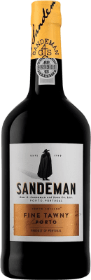 12,95 € Free Shipping | Fortified wine Sandeman Porto Fine Tawny I.G. Porto Porto Portugal Tempranillo, Touriga Franca, Touriga Nacional, Tinta Amarela, Tinta Cão, Tinta Barroca Bottle 75 cl