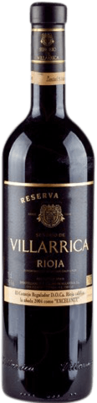 11,95 € Envío gratis | Vino tinto Señorío de Villarrica Reserva D.O.Ca. Rioja La Rioja España Tempranillo Botella 75 cl