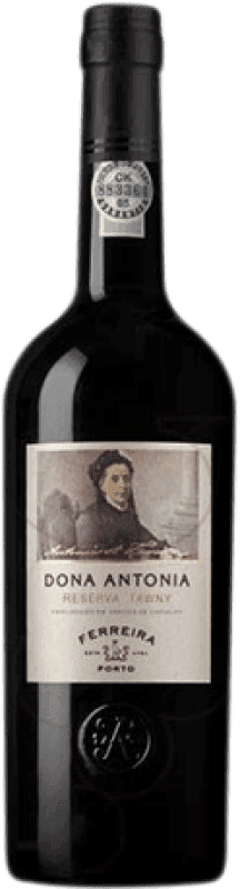 23,95 € Spedizione Gratuita | Vino fortificato Sogrape Ferreira Doña Antonia Tawny Riserva I.G. Porto porto Portogallo Tempranillo, Touriga Franca, Touriga Nacional, Tinta Amarela, Tinta Cão, Tinta Barroca Bottiglia 75 cl