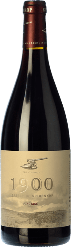 32,95 € Kostenloser Versand | Rotwein Spioenkop 1900 Alterung Südafrika Pinotage Flasche 75 cl