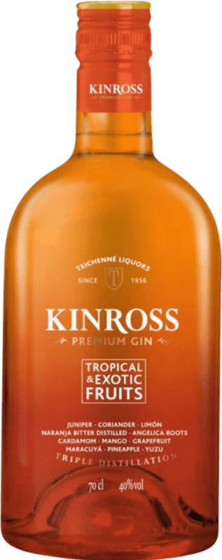 12,95 € 送料無料 | ジン Teichenné Kinross Tropical & Exotic Fruits Gin スペイン ボトル 70 cl