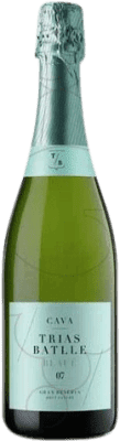 14,95 € 送料無料 | 白スパークリングワイン Trias Batlle Blaue ブルットの自然 グランド・リザーブ D.O. Cava カタロニア スペイン Macabeo, Xarel·lo, Chardonnay, Parellada ボトル 75 cl