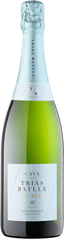 14,95 € Envío gratis | Espumoso blanco Trias Batlle Blaue Brut Nature Gran Reserva D.O. Cava Cataluña España Macabeo, Xarel·lo, Chardonnay, Parellada Botella 75 cl