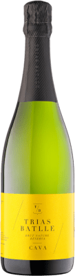 10,95 € Spedizione Gratuita | Spumante bianco Trias Batlle Brut Nature Riserva D.O. Cava Catalogna Spagna Macabeo, Xarel·lo, Parellada Bottiglia 75 cl