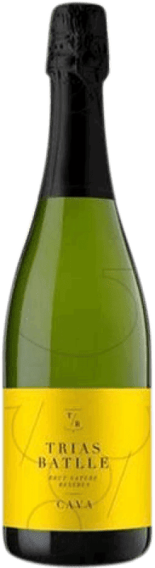 9,95 € Envoi gratuit | Blanc mousseux Trias Batlle Brut Nature Réserve D.O. Cava Catalogne Espagne Macabeo, Xarel·lo, Parellada Bouteille 75 cl