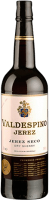 8,95 € Бесплатная доставка | Крепленое вино Valdespino сухой D.O. Jerez-Xérès-Sherry Andalucía y Extremadura Испания Palomino Fino бутылка 1 L