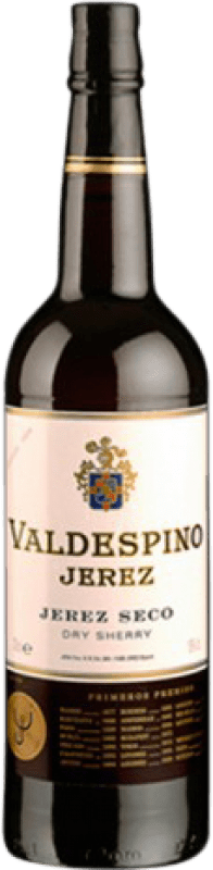 9,95 € 免费送货 | 加强葡萄酒 Valdespino Seco — 干型 D.O. Jerez-Xérès-Sherry Andalucía y Extremadura 西班牙 Palomino Fino 瓶装 1 L