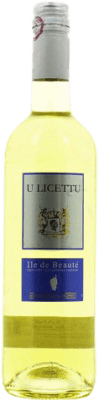 5,95 € Kostenloser Versand | Weißwein d'Aghione Samuletto U Licettu Jung I.G.P. Île de Beauté Frankreich Chardonnay, Vermentino Flasche 75 cl