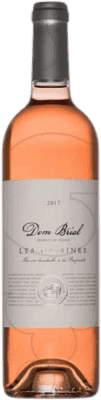 8,95 € Kostenloser Versand | Rosé-Wein Vignobles Dom Brial Les Camines Jung A.O.C. Frankreich Frankreich Syrah, Grenache Flasche 75 cl