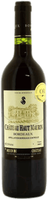 9,95 € Free Shipping | Red wine Vignobles Sanfourche Donzac Château Haut Maurin Aged A.O.C. Bordeaux France Merlot, Cabernet Sauvignon, Cabernet Franc Bottle 75 cl
