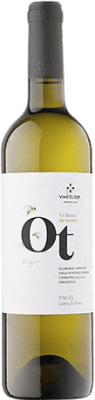 6,95 € Kostenloser Versand | Weißwein El Cep Ot Blanc de Terrer Jung D.O. Penedès Katalonien Spanien Macabeo, Xarel·lo, Chardonnay, Parellada 75 cl