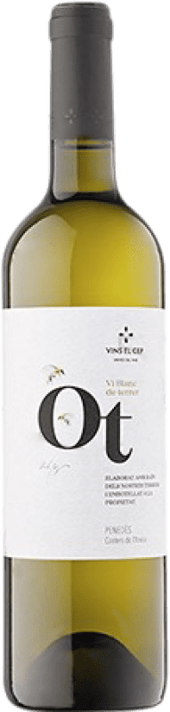 8,95 € Spedizione Gratuita | Vino bianco El Cep Ot Blanc de Terrer Giovane D.O. Penedès Catalogna Spagna Macabeo, Xarel·lo, Chardonnay, Parellada Bottiglia 75 cl