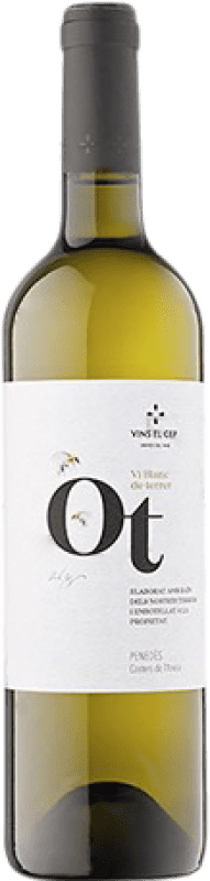 6,95 € Free Shipping | White Wine El Cep Ot Blanc de Terrer Young D.O. Penedès Catalonia Spain Macabeo, Xarel·lo, Chardonnay, Parellada 75 cl