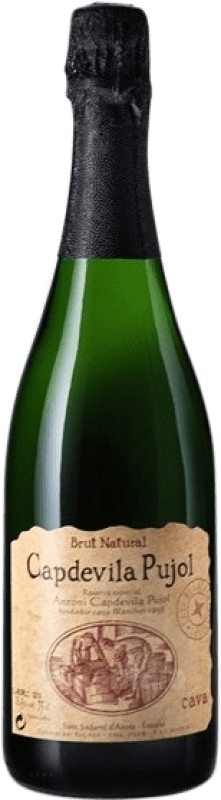 8,95 € 免费送货 | 白起泡酒 Vins i Caves Blancher Capdevila Pujol Brut Nature 预订 D.O. Cava 加泰罗尼亚 西班牙 Macabeo, Xarel·lo, Parellada 瓶子 75 cl