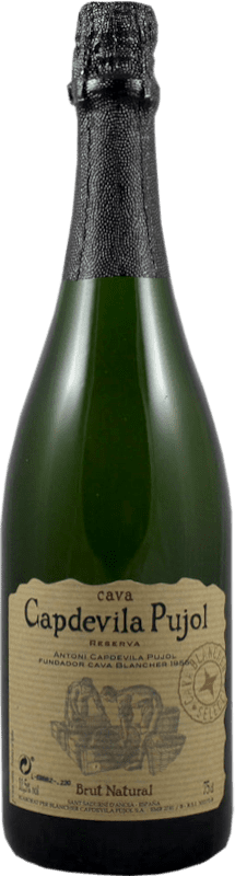 9,95 € Envío gratis | Espumoso blanco Vins i Caves Blancher Capdevila Pujol Brut Nature Reserva D.O. Cava Cataluña España Macabeo, Xarel·lo, Parellada Botella 75 cl