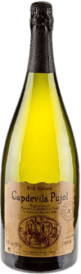 23,95 € 送料無料 | 白スパークリングワイン Vins i Caves Blancher Capdevila Pujol ブルットの自然 予約 D.O. Cava カタロニア スペイン Macabeo, Xarel·lo, Parellada マグナムボトル 1,5 L