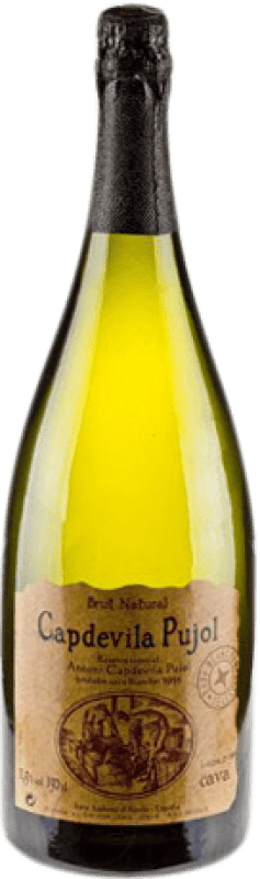 17,95 € Бесплатная доставка | Белое игристое Vins i Caves Blancher Capdevila Pujol Природа Брута Резерв D.O. Cava Каталония Испания Macabeo, Xarel·lo, Parellada бутылка Магнум 1,5 L