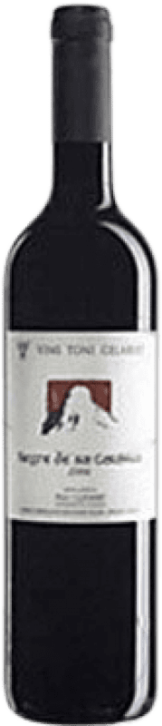 16,95 € Бесплатная доставка | Красное вино Toni Gelabert Negre de Sa Colonia Crianza — Крианса D.O. Pla i Llevant Балеарские острова Испания Cabernet Sauvignon — Каберне Совиньон 75 cl