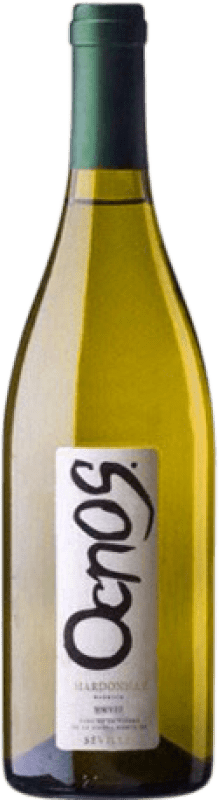 10,95 € Envio grátis | Vinho branco Colonias de Galeón Ocnos Crianza D.O. Sierras de Málaga Andalucía y Extremadura Espanha Chardonnay Garrafa 75 cl