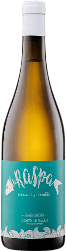 10,95 € Envoi gratuit | Vin blanc Viñedos Verticales La Raspa Jeune D.O. Sierras de Málaga Andalucía y Extremadura Espagne Muscat, Doradilla Bouteille 75 cl