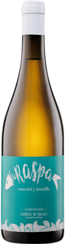 10,95 € Free Shipping | White Wine Viñedos Verticales La Raspa Young D.O. Sierras de Málaga Andalucía y Extremadura Spain Moscato — Muscat, Doradilla Bottle 75 cl