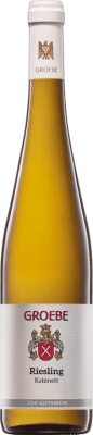 24,95 € Kostenloser Versand | Weißwein K.F. Groebe Kabinett Jung Deutschland Riesling 75 cl
