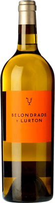 117,95 € Spedizione Gratuita | Vino bianco Belondrade Lurton Crianza D.O. Rueda Castilla y León Spagna Verdejo Bottiglia Magnum 1,5 L