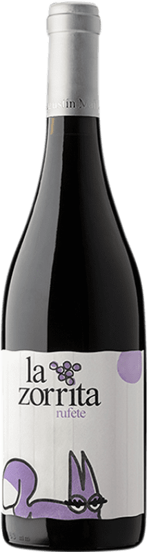 12,95 € 免费送货 | 红酒 Vinos La Zorra La Zorrita 西班牙 Rufete 瓶子 75 cl