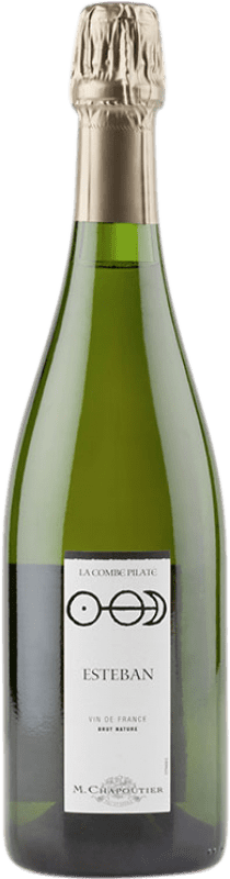 25,95 € Envio grátis | Espumante Branco Michel Chapoutier La Combe Pilate Esteban Brut Nature — Bruto Natural França Viognier Eco — Biológico 75 cl