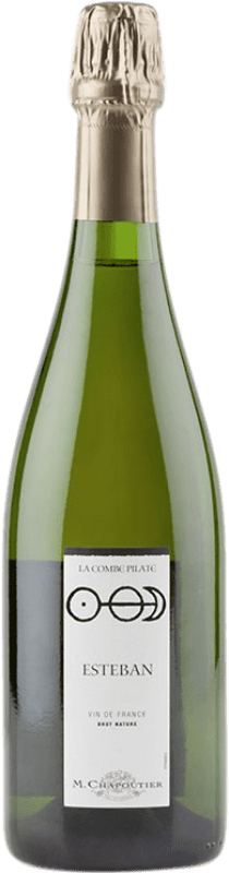 29,95 € Envio grátis | Espumante branco Michel Chapoutier La Combe Pilate Esteban Brut Nature França Viognier Garrafa 75 cl