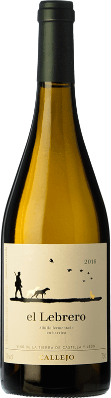 23,95 € Envío gratis | Vino blanco Félix Callejo El Lebrero D.O. Ribera del Duero España Albillo Botella 75 cl