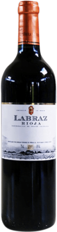 1,95 € Kostenloser Versand | Rotwein Piérola Labraz Jung D.O.Ca. Rioja Spanien Tempranillo Flasche 75 cl