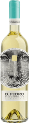 14,95 € Envio grátis | Vinho branco Adegas Galegas Don Pedro de Soutomaior D.O. Rías Baixas Espanha Albariño Garrafa 75 cl