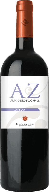 16,95 € Spedizione Gratuita | Vino Rosso Solterra Alto de los Zorros Vino de Autor — Vino d'Autore Crianza — Invecchiato in Botte D.O. Ribera del Duero Spagna Tempranillo 75 cl