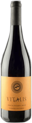 2,95 € Kostenloser Versand | Rotwein Vitalis Vendimia nocturna Jung D.O. Tierra de León Spanien Prieto Picudo Flasche 75 cl