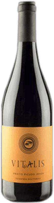 2,95 € Free Shipping | Red wine Vitalis Vendimia nocturna Young D.O. Tierra de León Spain Prieto Picudo Bottle 75 cl