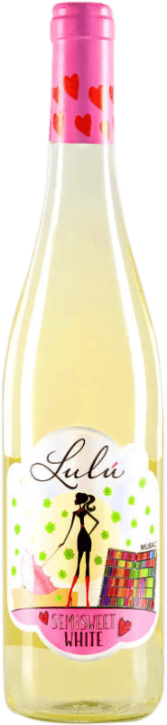 5,95 € Envío gratis | Vino blanco Vitalis Lulú D.O. León España Albarín Botella 75 cl