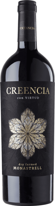 红酒 Hammeken Creencia Virtud 岁 D.O. Jumilla 西班牙 Monastrell 瓶子 75 cl