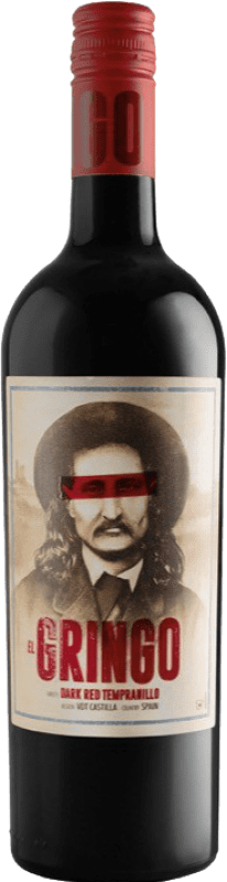 Vino tinto Hammeken El Gringo Dark Red Joven I.G.P. Vino de la Tierra de Castilla España Tempranillo Botella 75 cl