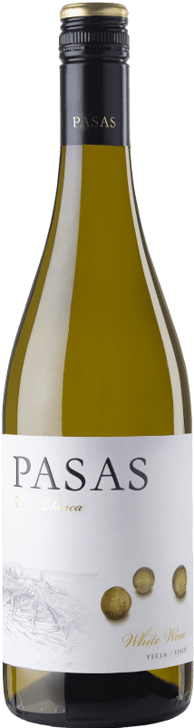 Vin Blanc Hammeken Pasas Uva Blanca D.O. Yecla Espagne Viura, Verdejo, Sauvignon Bouteille 75 cl