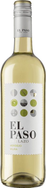 Vin blanc Hammeken El Paso del Lazo Jeune I.G.P. Vino de la Tierra de Castilla Espagne Viura, Verdejo Bouteille 75 cl