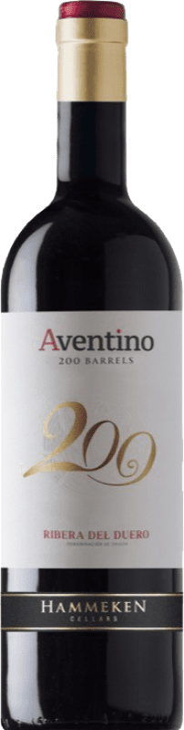 红酒 Hammeken Aventino 200 Barrels 预订 D.O. Ribera del Duero 西班牙 Tempranillo 瓶子 75 cl