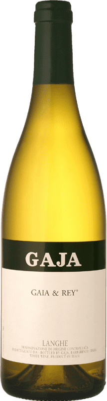 359,95 € Envio grátis | Vinho branco Gaja Gaia & Rey D.O.C. Langhe Piemonte Itália Chardonnay Garrafa 75 cl