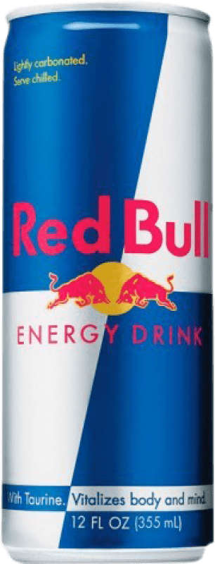 2,95 € Envío gratis | Refrescos y Mixers Red Bull Energy Drink Bebida energética Austria Lata 25 cl