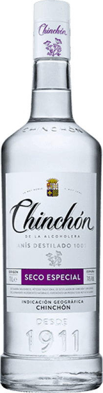 35,95 € Free Shipping | Aniseed Liqueur González Byass Chinchón de la Alcoholera 74º Seco — Dry Special Spain Bottle 1 L
