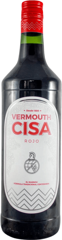 9,95 € Spedizione Gratuita | Vermouth Cisa Tinto — Rosso Spagna 1 L