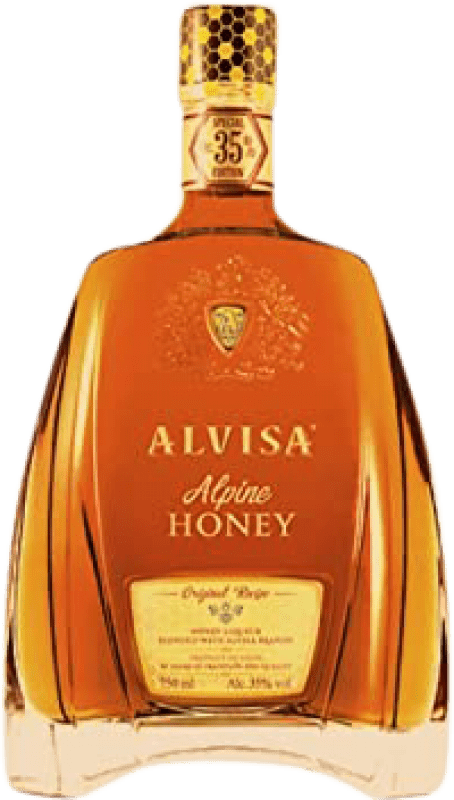 14,95 € Envoi gratuit | Brandy Alvisa Alpine Honey Espagne Bouteille Medium 50 cl